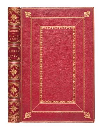 POPE, ALEXANDER.  The Works. Vol. 1 (of 4). 1717